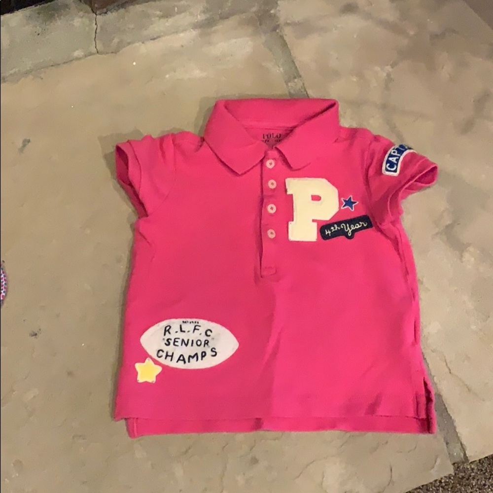 Ralph Lauren Polo Girls Varsity Polo Shirt